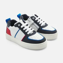 Baskets Et Tennis|Baskets Et Tennis-Jacadi Baskets enfant - MARINE/ROUGE