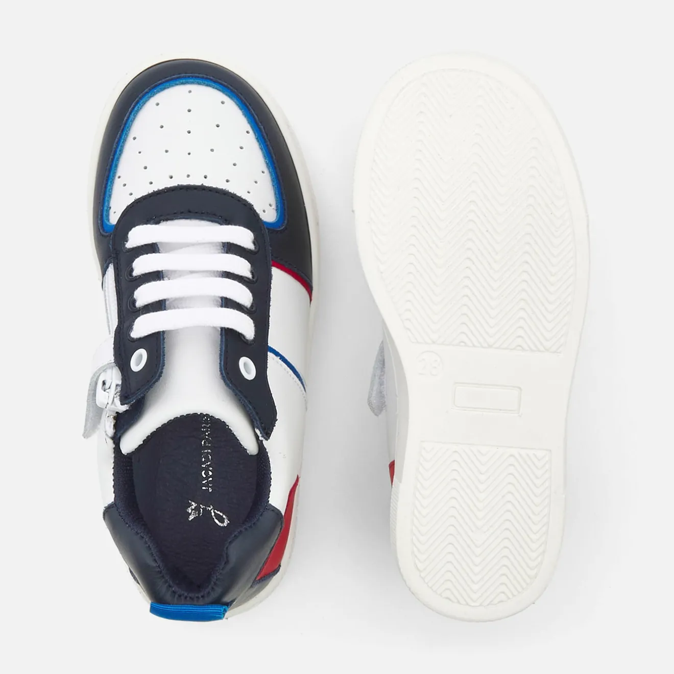 Baskets Et Tennis|Baskets Et Tennis-Jacadi Baskets enfant - MARINE/ROUGE