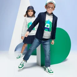 Baskets Et Tennis|Baskets Et Tennis-Jacadi Baskets enfant - MARINE/VERT