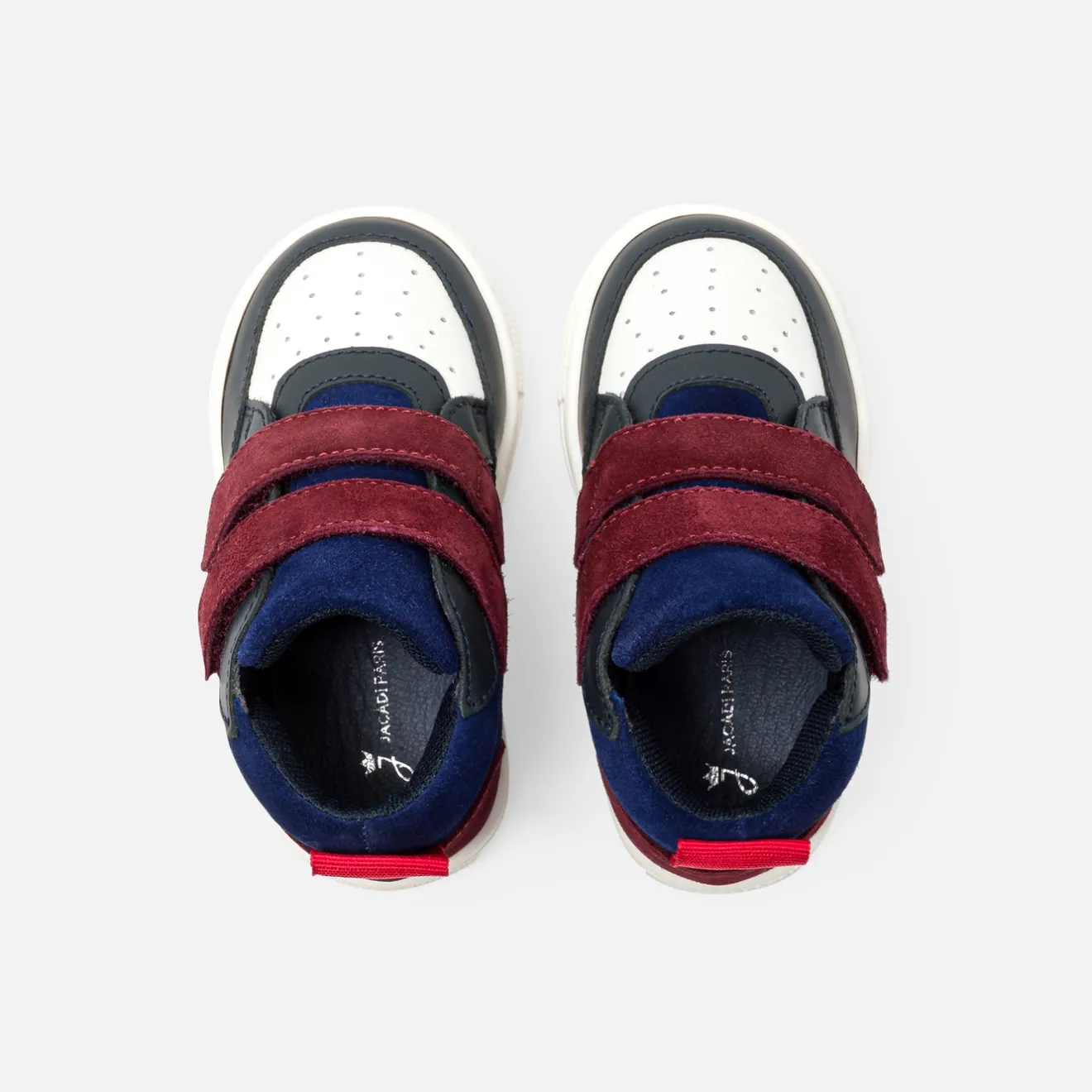 Baskets Et Tennis-Jacadi Baskets montantes bébé garçon - BLEU/ROUGE