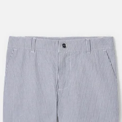 Short Et Bermuda-Jacadi Bermuda rayé enfant garçon - BLANC/BLEU