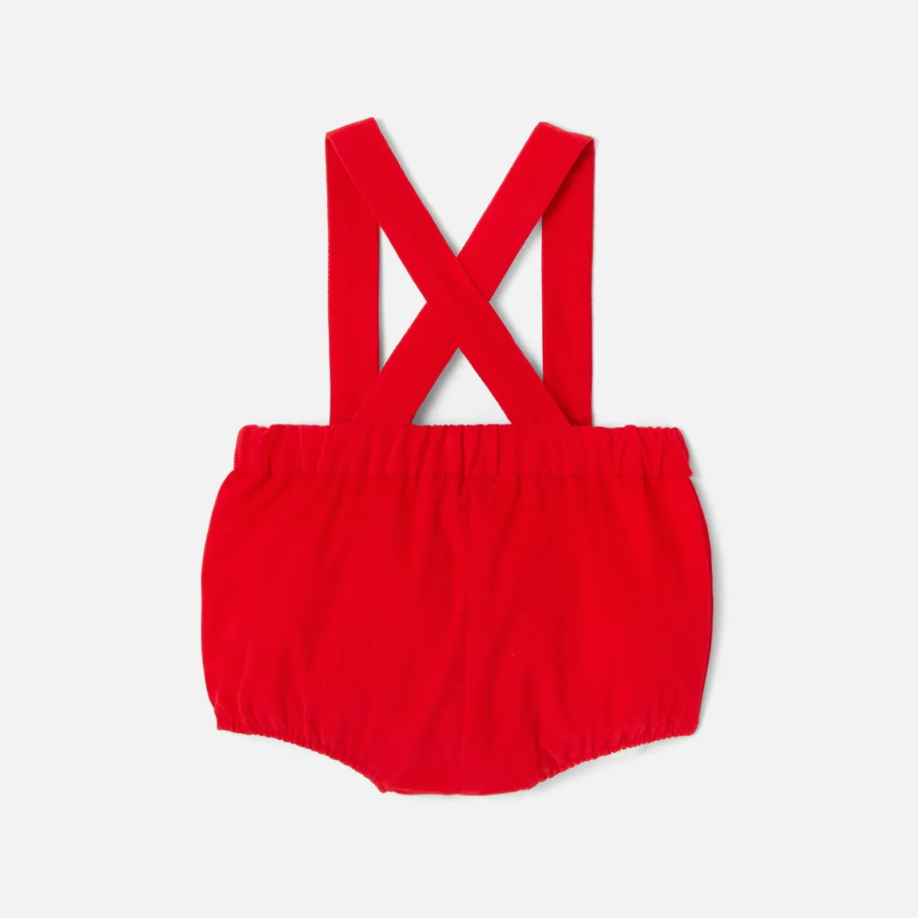 Combinaison, Barboteuse Et Ensemble-Jacadi Bloomer bébé fille en velours léger - rouge ROUGE JACADI