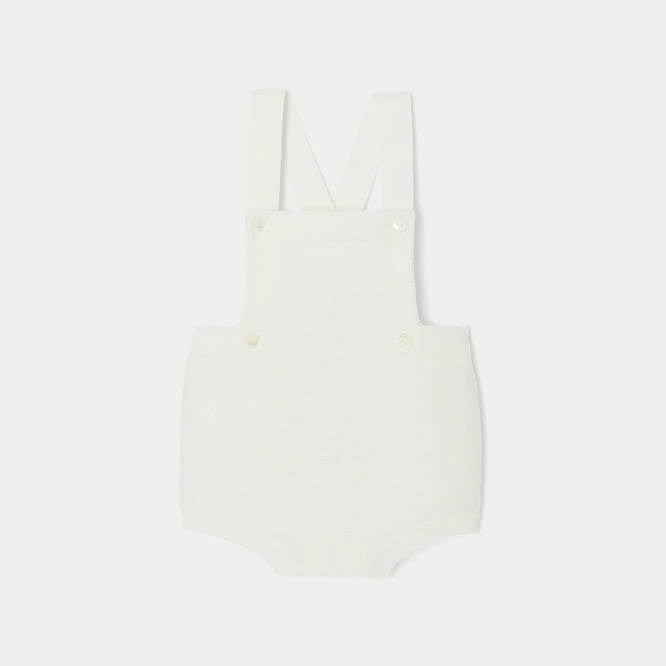 Combinaison, Barboteuse Et Ensemble-Jacadi Bloomer en tricot bébé garçon - blanc doux BLANC DOUX JACADI