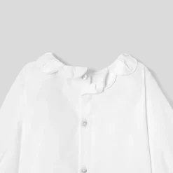 Blouse, Chemise Et T-Shirt-Jacadi Blouse bébé fille à col pétales - blanc BLANC JACADI