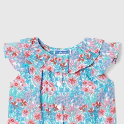 Blouse-Jacadi Blouse bébé fille en tissu Liberty - lore BLANC/MULTICO