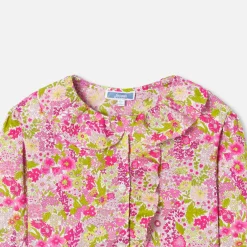 Blouse Et Chemise-Jacadi Blouse enfant fille en tissu Liberty - lore BLANC/MULTICO