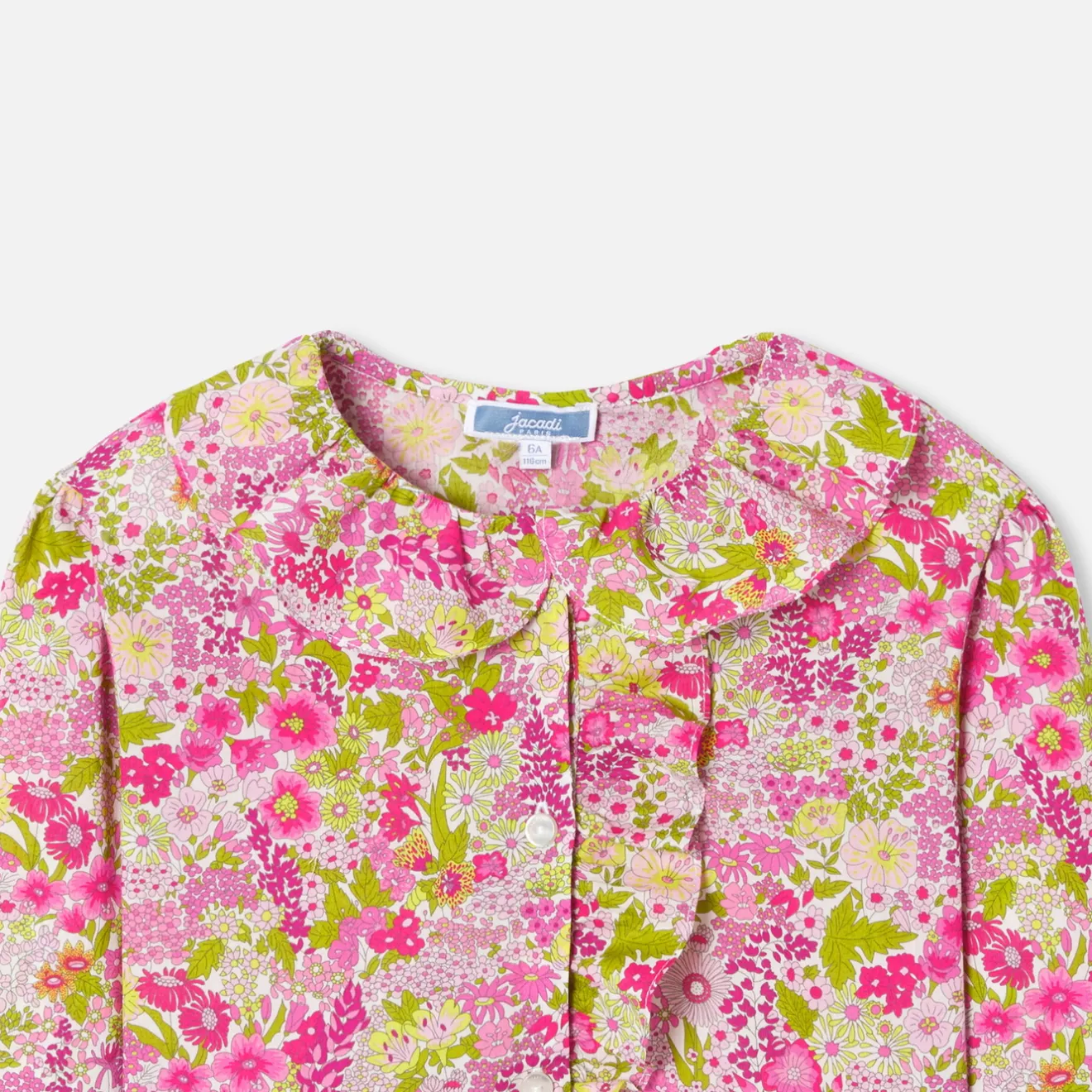 Blouse Et Chemise-Jacadi Blouse enfant fille en tissu Liberty - lore BLANC/MULTICO