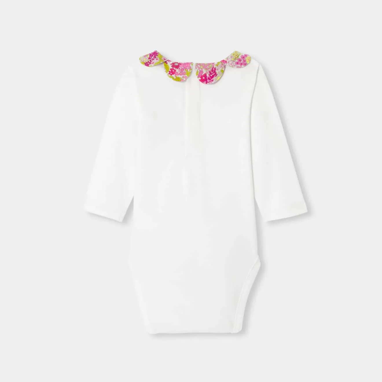 Body-Jacadi Body manches longues bébé fille - lore BLANC/MULTICO