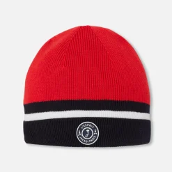 Accessoires-Jacadi Bonnet bébé garçon - MARINE/ROUGE