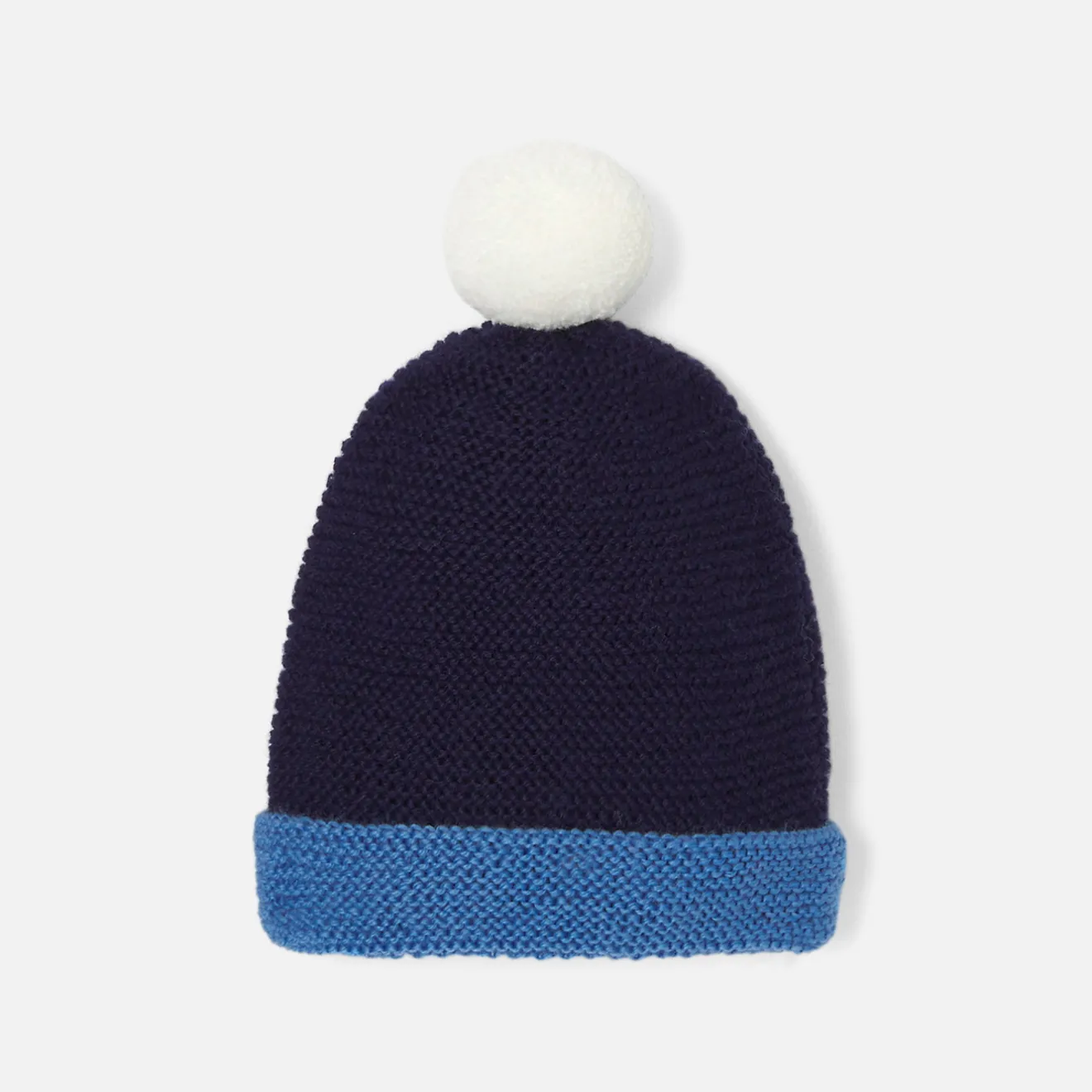 Accessoires-Jacadi Bonnet Love Maille collection solidaire - MARINE/BLEU