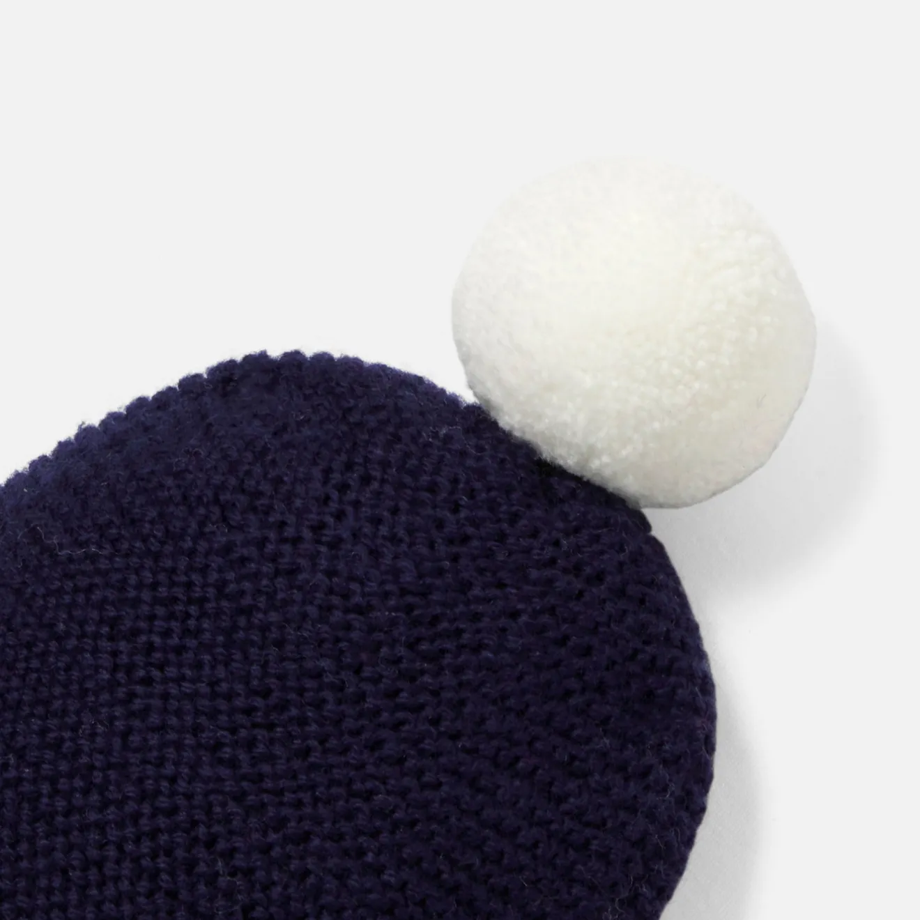 Accessoires-Jacadi Bonnet Love Maille collection solidaire - MARINE/BLEU