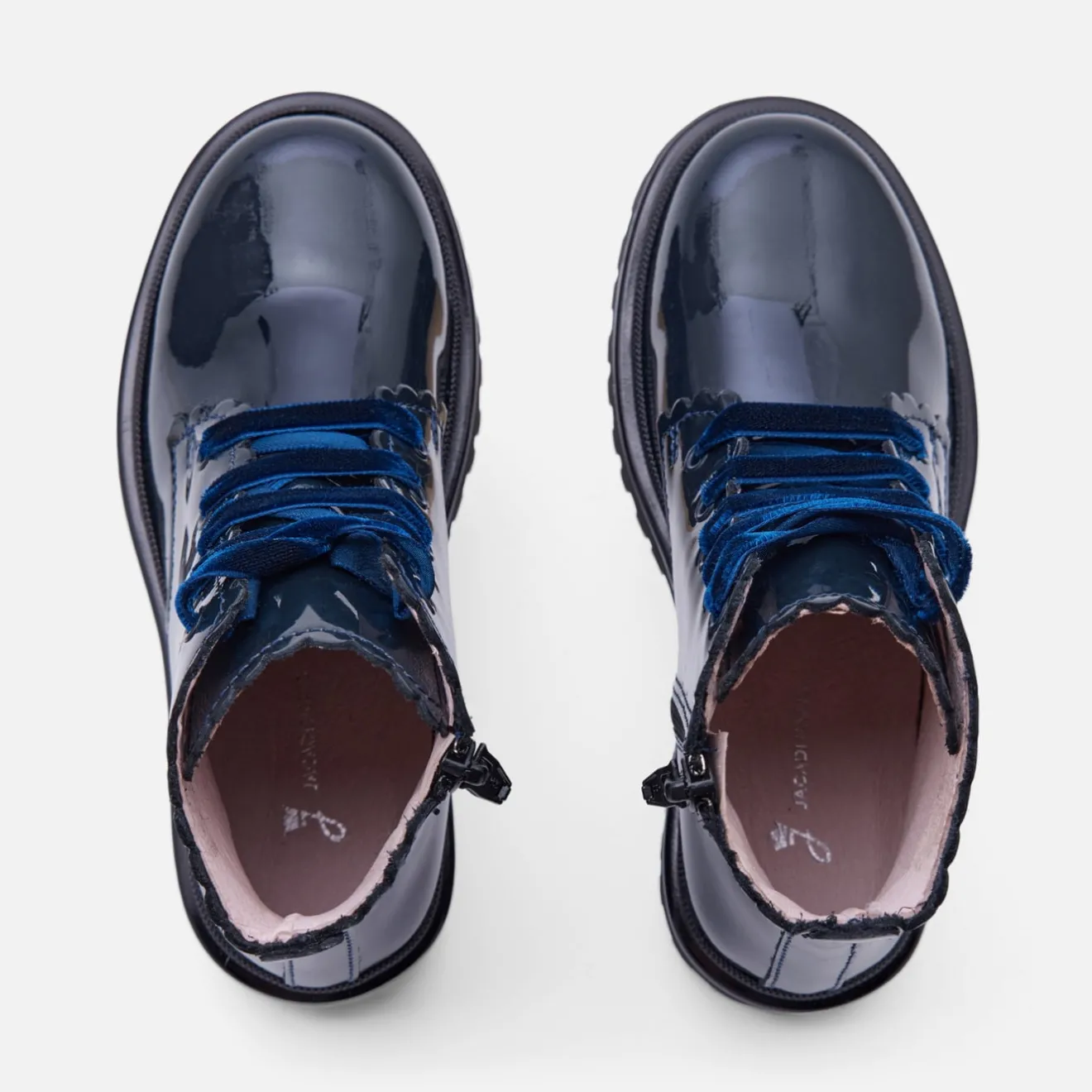 Boots Et Botillons|Chaussures-Jacadi Boots enfant fille en cuir verni - marine MARINE JACADI