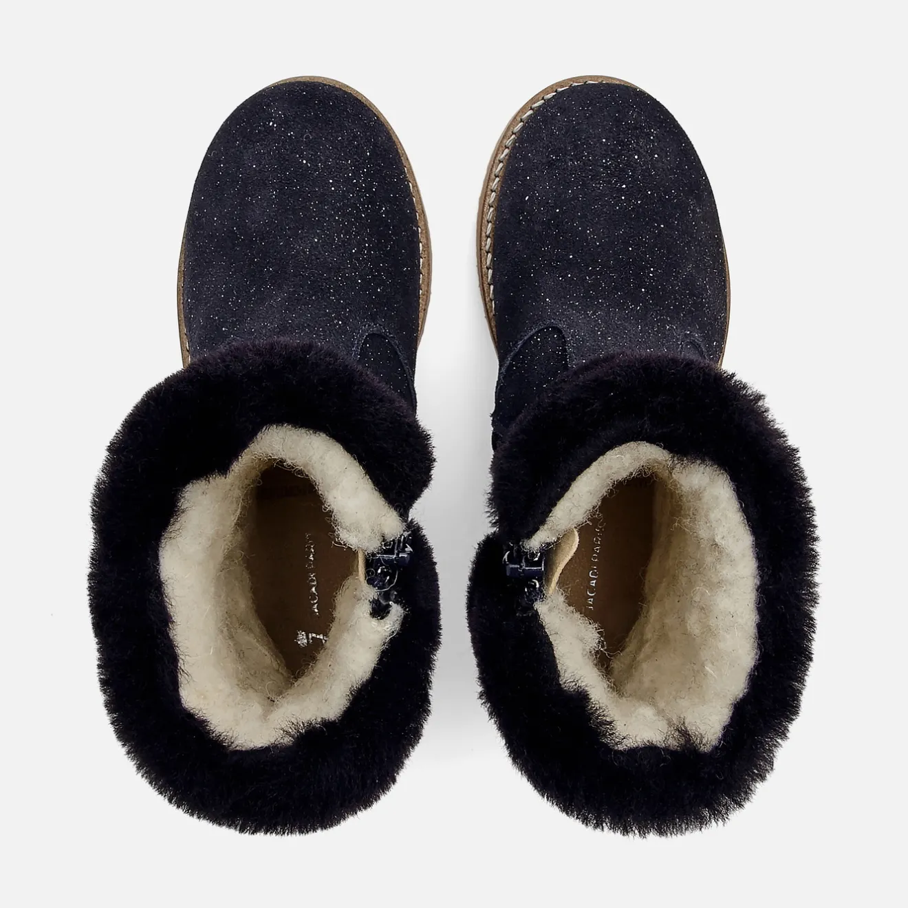 Chaussures Fourrées|Boots Et Botillons-Jacadi Boots fourrées enfant fille - marine MARINE JACADI