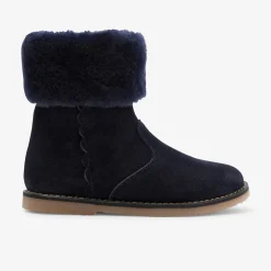 Chaussures Fourrées|Chaussures-Jacadi Boots fourrées enfant fille - marine MARINE JACADI
