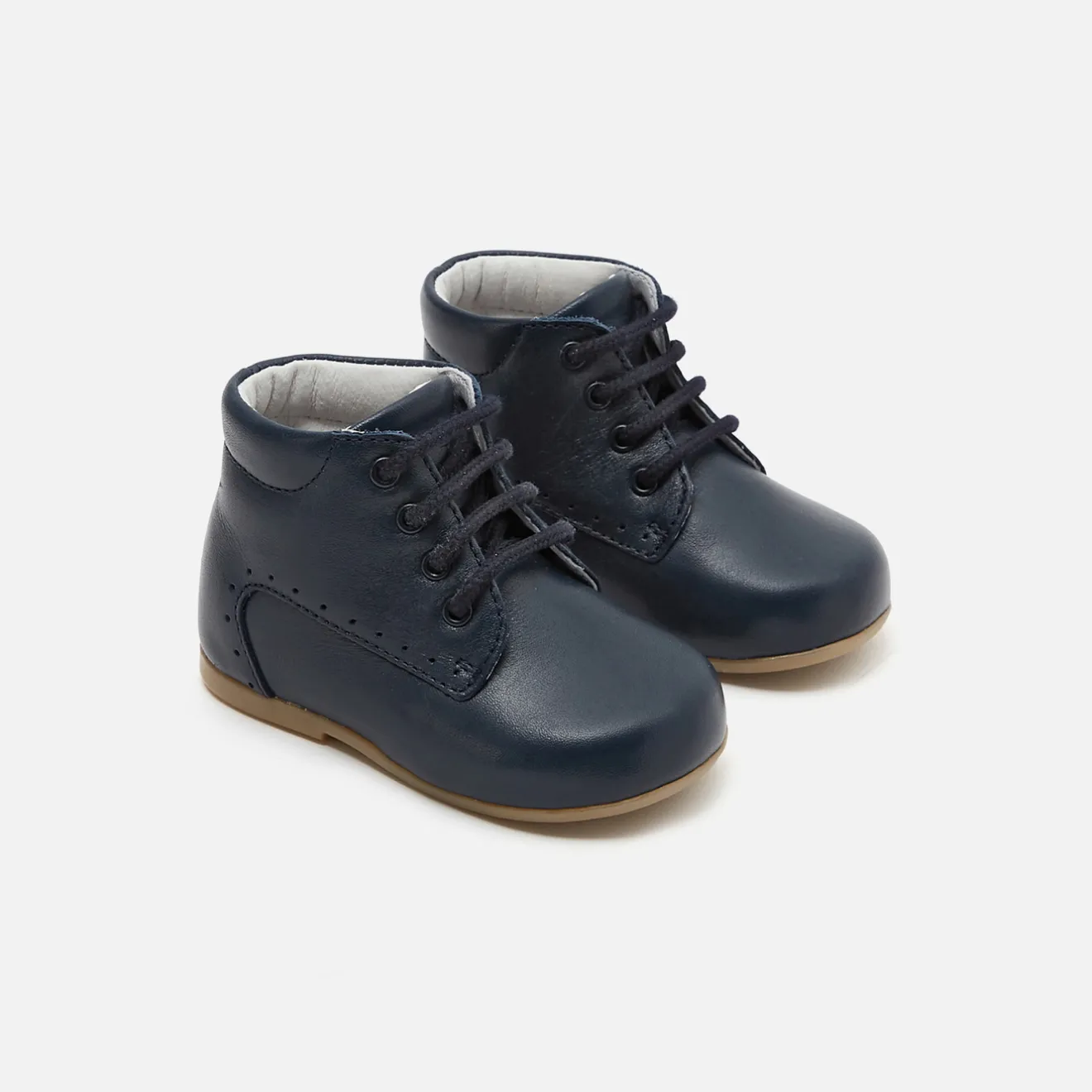 Boots Et Bottillons|Boots Et Botillons-Jacadi Bottillons premiers pas mixte en cuir lisse - marine MARINE JACADI