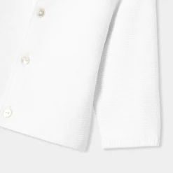 Pull, Sweat Et Cardigan-Jacadi Cardigan bébé en coton - blanc BLANC JACADI