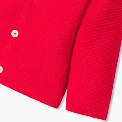 Pull, Sweat Et Cardigan-Jacadi Cardigan bébé en coton - ROUGE TOMATE