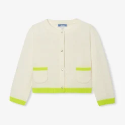 Pull, Sweat Et Cardigan-Jacadi Cardigan bébé fille - lore BLANC DOUX/MULTICO