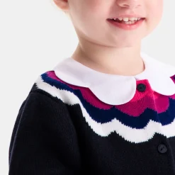 Pull, Sweat Et Cardigan-Jacadi Cardigan bébé fille - lore MARINE/MULTICO