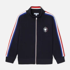 Pull, Sweat Et Cardigan-Jacadi Cardigan col montant enfant garçon - marine MARINE JACADI