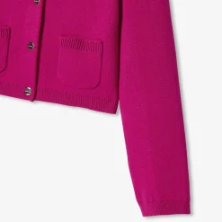 Pull, Sweat Et Cardigan-Jacadi Cardigan court enfant fille - CERISE CLAIR