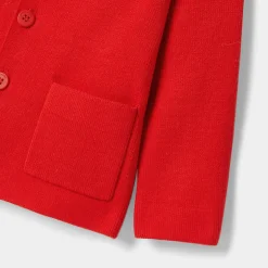 Pull, Sweat Et Cardigan-Jacadi Cardigan worker en tricot bébé garçon - ROUGE VIF