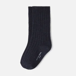 Accessoires-Jacadi Chaussettes hautes bébé garçon - marine MARINE JACADI