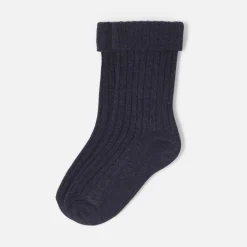 Accessoires-Jacadi Chaussettes unies enfant garçon - marine MARINE JACADI