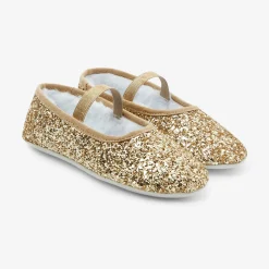 Chaussures|Chaussons-Jacadi Chaussons fourrés enfant fille - OR