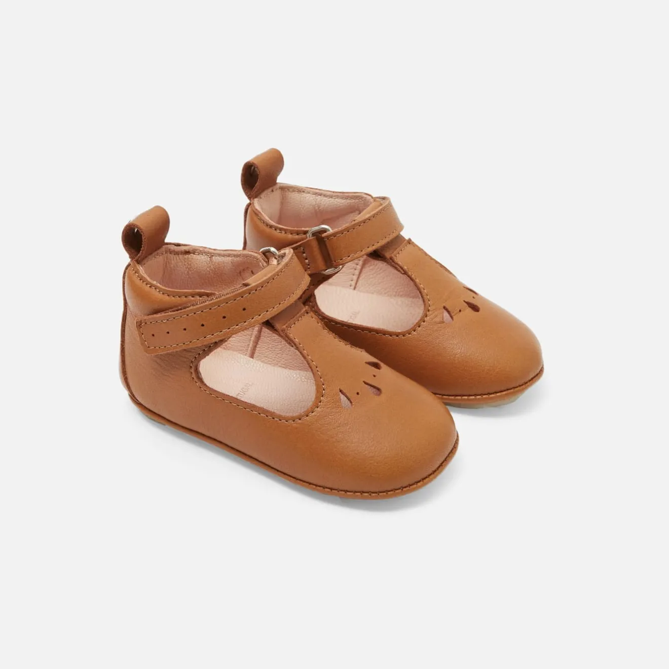 Chaussons|Chaussons-Jacadi Chaussons souples salomés bébé - NATUREL