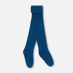Accessoires-Jacadi Collants unis enfant fille - PETROLE