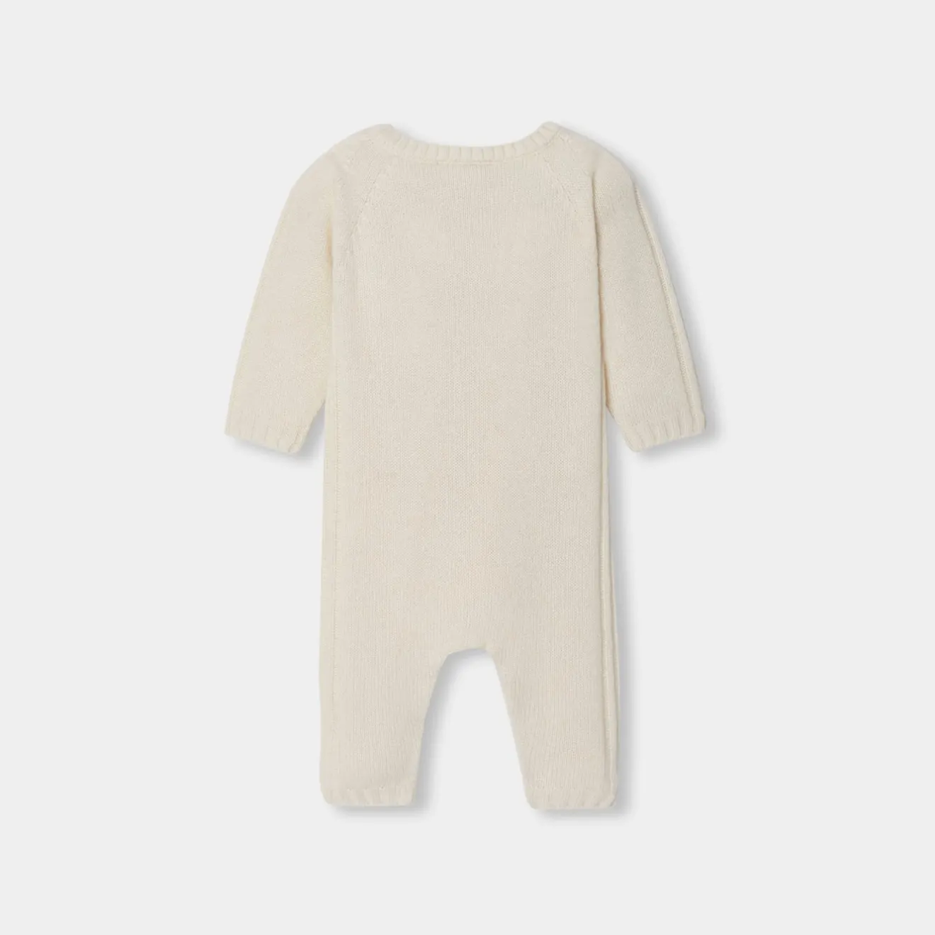 Combinaison, Barboteuse Et Ensemble-Jacadi Combinaison bébé en cachemire - blanc doux BLANC DOUX JACADI