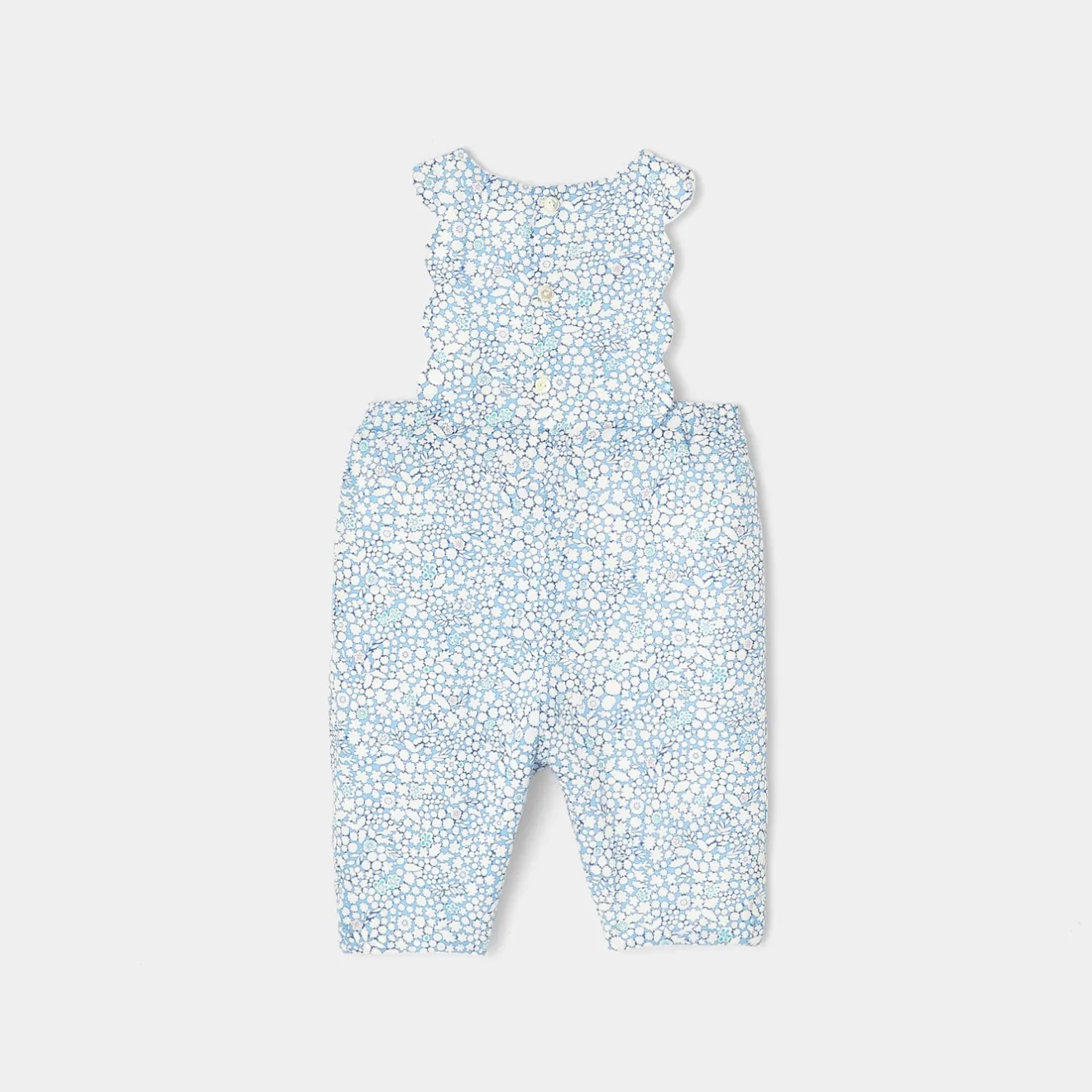 Combinaison, Barboteuse Et Ensemble-Jacadi Combinaison bébé fille en tissu Liberty - lore MULTICO