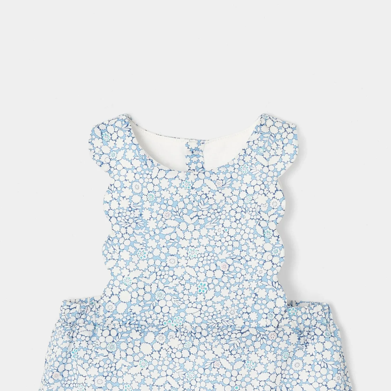Combinaison, Barboteuse Et Ensemble-Jacadi Combinaison bébé fille en tissu Liberty - lore MULTICO
