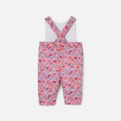 Combinaison, Barboteuse Et Ensemble-Jacadi Combinaison bébé fille en Tissu Liberty - lore ROSE/MULTICO