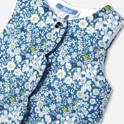 Combinaison, Barboteuse Et Ensemble-Jacadi Combinaison bébé fille en Tissu Liberty - lore BLEU/MULTICO