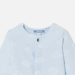 Combinaison, Barboteuse Et Ensemble-Jacadi Combinaison bébé garçon motif nuage - BLEU PALE