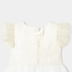 Robe Et Jupe|Doudou, Peluche-Jacadi Déguisement de Noël enfant fille - BLANC/OR