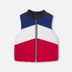 Manteaux, Vestes Et Combi Pilote-Jacadi Doudoune sans manches bébé garçon - lore MARINE/MULTICO