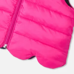 Manteaux, Vestes Et Combi Pilote-Jacadi Doudoune sans manches bébé fille réversible - lore ROSE/MULTICO