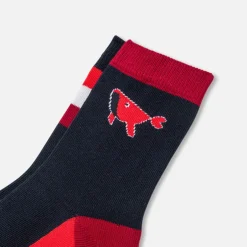Accessoires-Jacadi Duo de chaussettes enfant garçon MULTICO