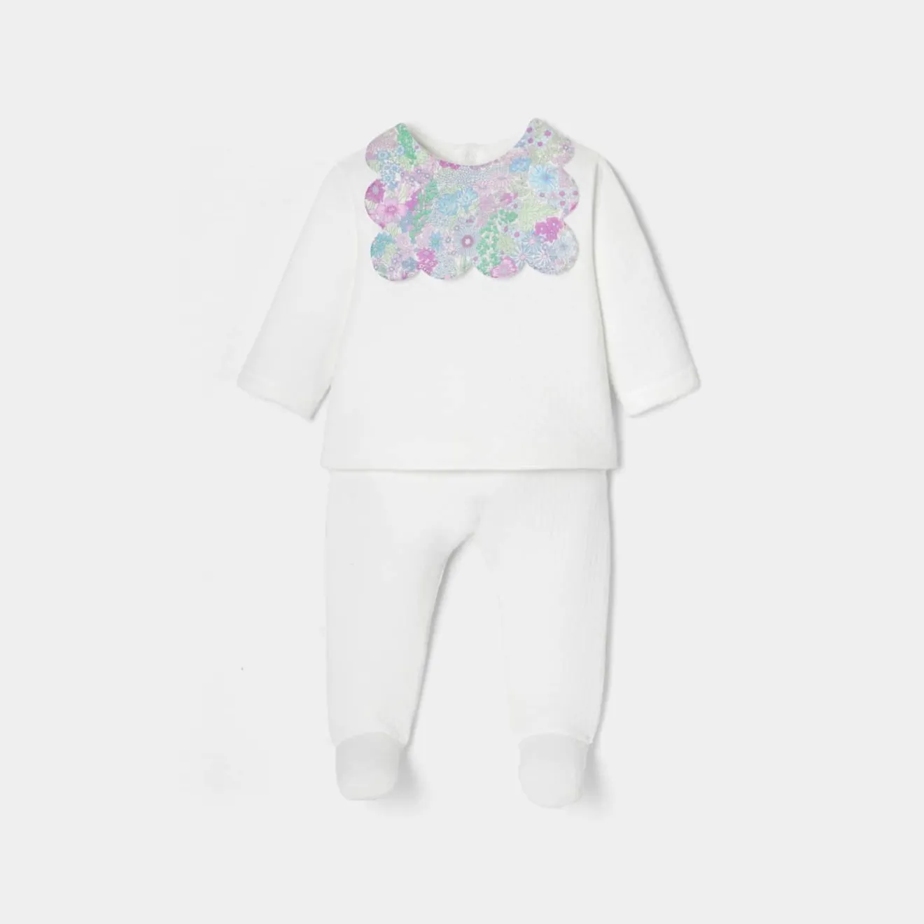 Combinaison, Barboteuse Et Ensemble-Jacadi Ensemble confort bébé fille - blanc BLANC JACADI