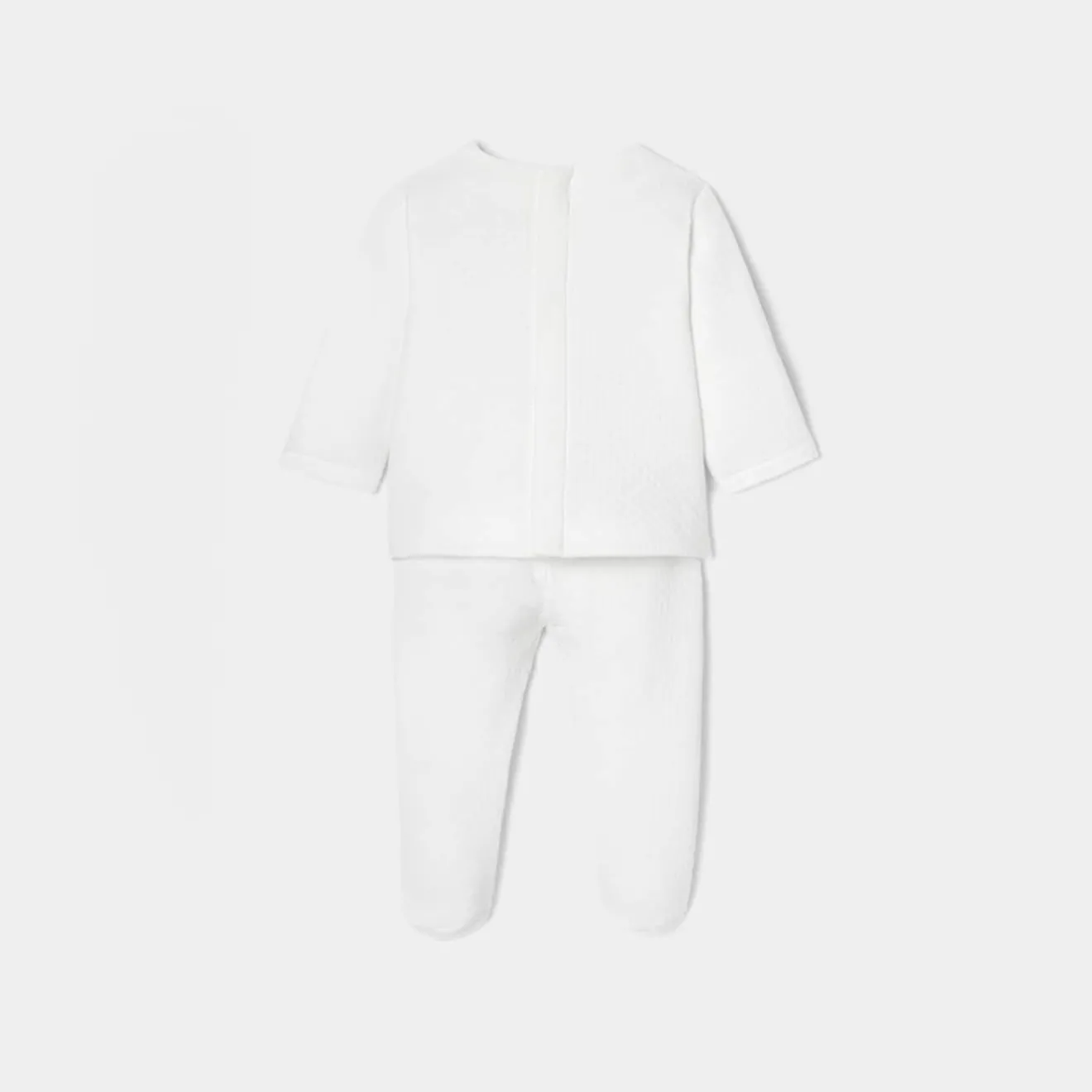Combinaison, Barboteuse Et Ensemble-Jacadi Ensemble confort bébé fille - blanc BLANC JACADI