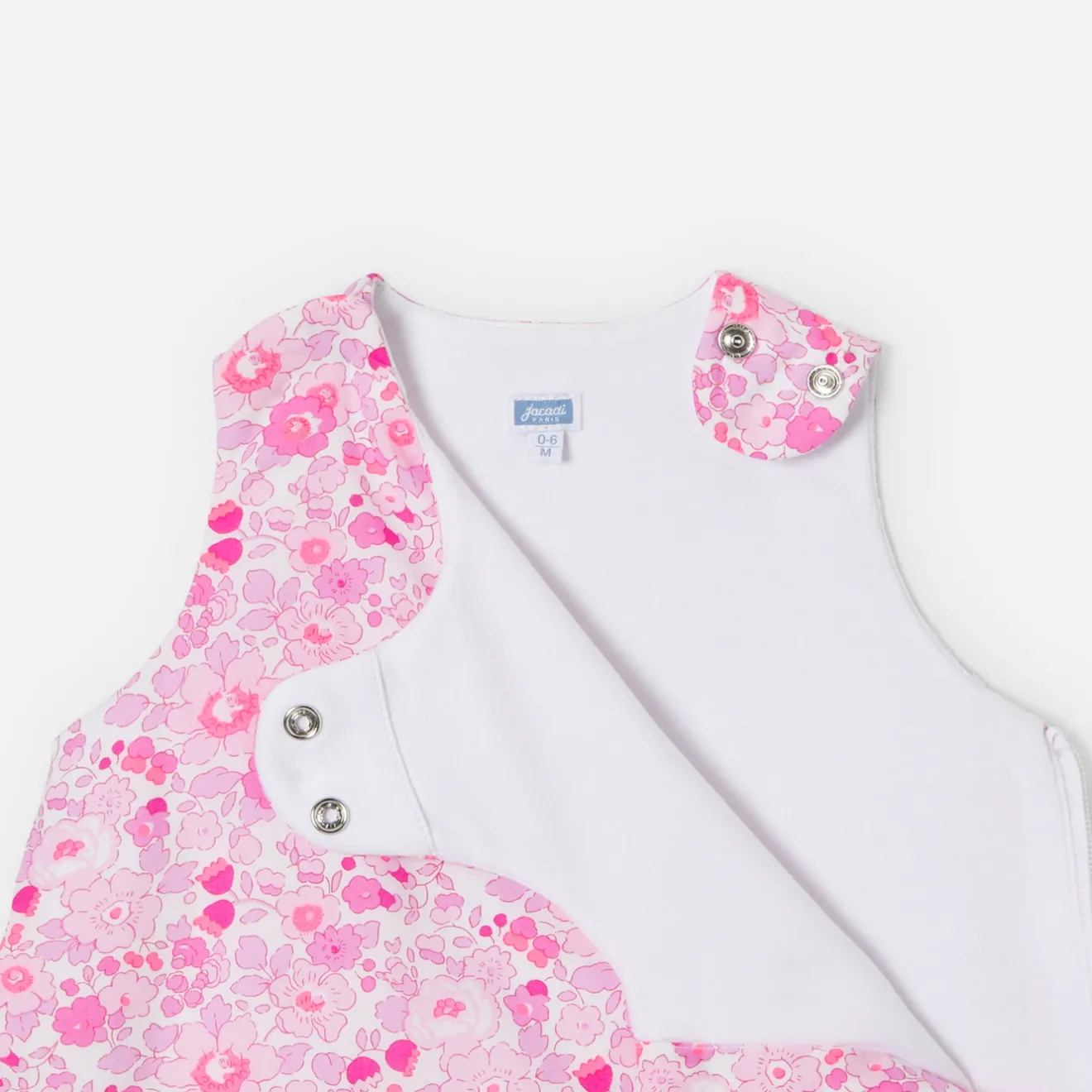 Gigoteuse, Couverture|Gigoteuses Et Couvertures-Jacadi Gigoteuse bébé 0-6 mois en tissu Liberty - lore ROSE/MULTICO