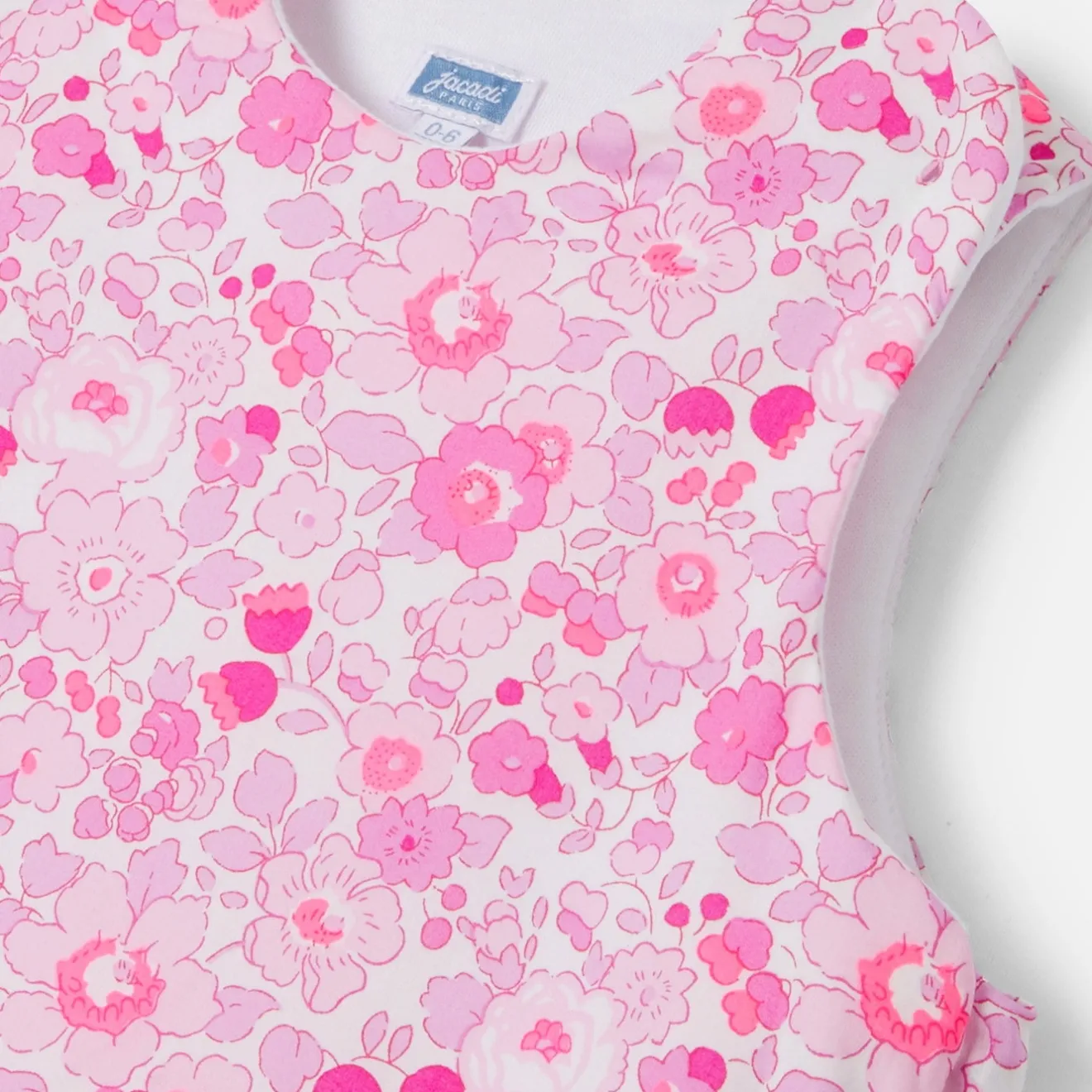 Gigoteuse, Couverture|Gigoteuses Et Couvertures-Jacadi Gigoteuse bébé 0-6 mois en tissu Liberty - lore ROSE/MULTICO