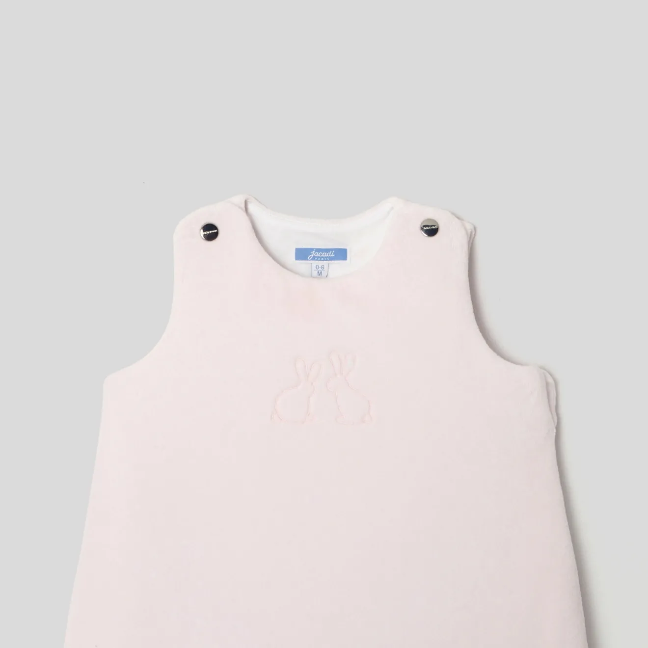Gigoteuse, Couverture|Gigoteuses Et Couvertures-Jacadi Gigoteuse en velours 0-6 mois - rose pale ROSE PALE JACADI