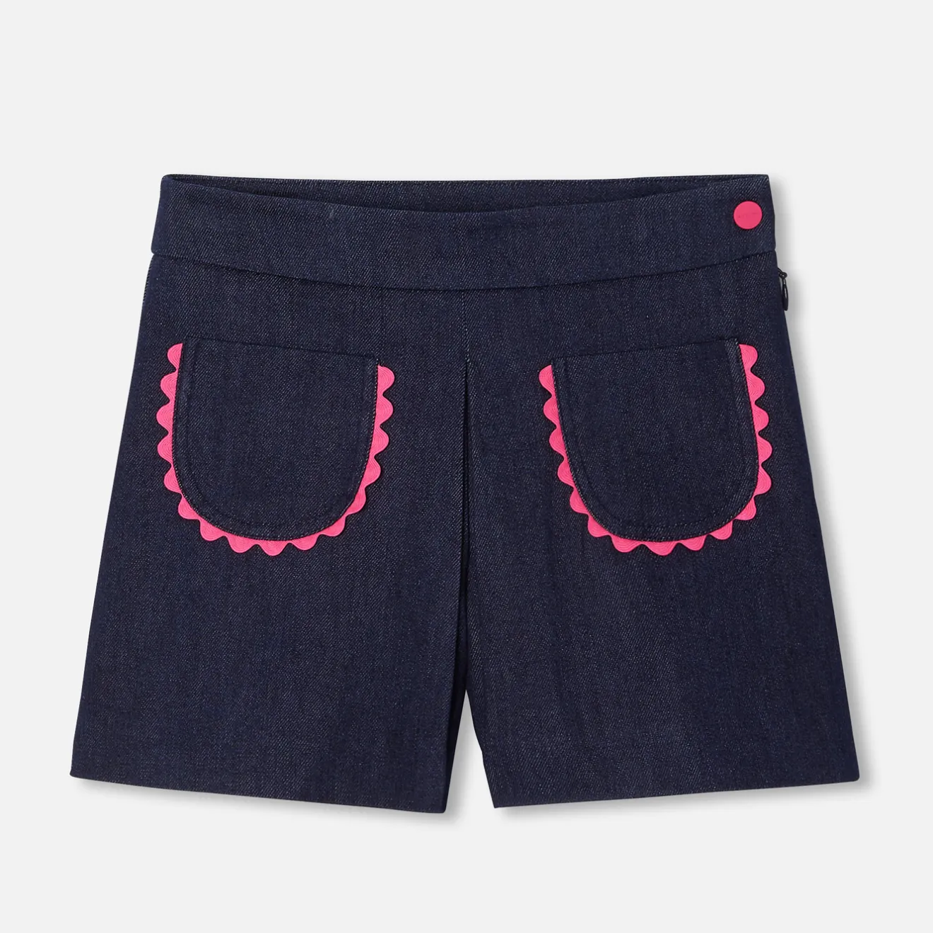 Robe Et Jupe-Jacadi Jupe-short enfant fille - DENIM FONCE