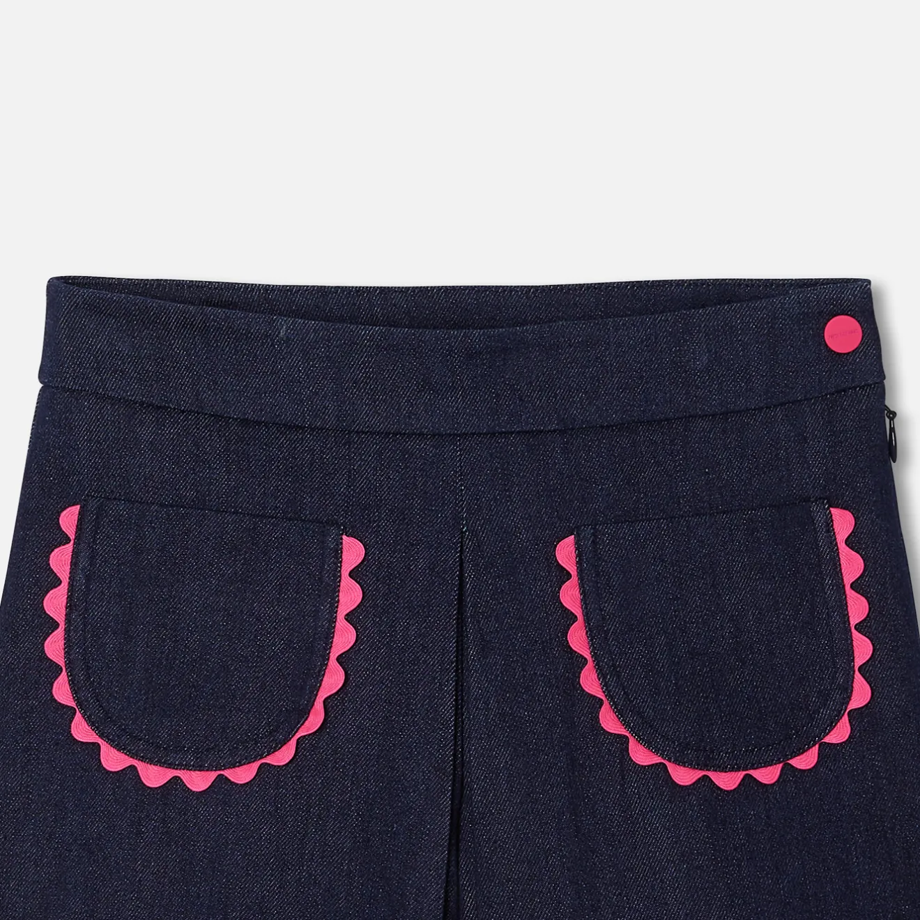 Robe Et Jupe-Jacadi Jupe-short enfant fille - DENIM FONCE