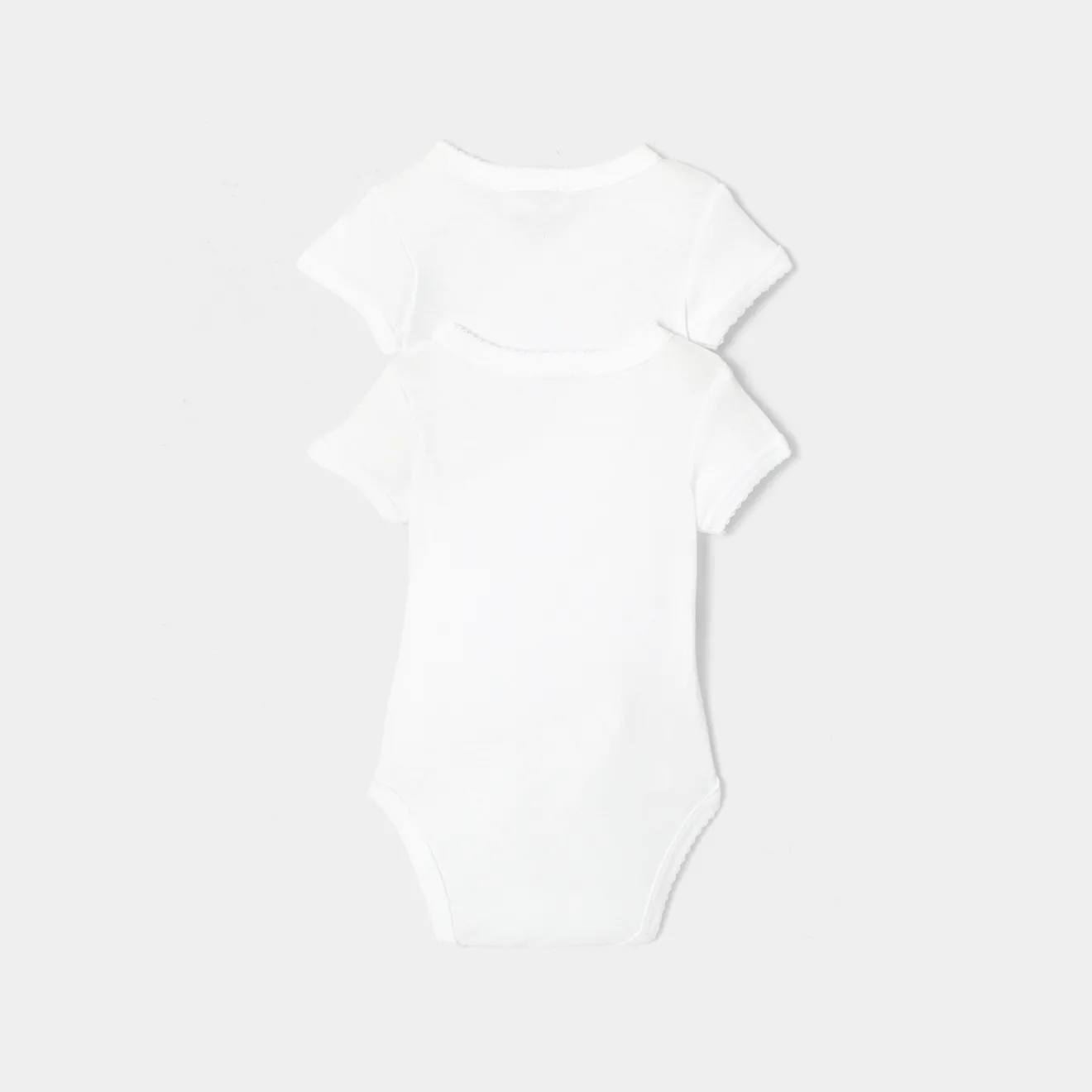 Body-Jacadi Lot de 2 bodies manches courtes bébé - blanc BLANC JACADI