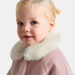 Manteaux, Vestes Et Combi Pilote-Jacadi Manteau bébé fille en drap de laine - ROSE CHINE
